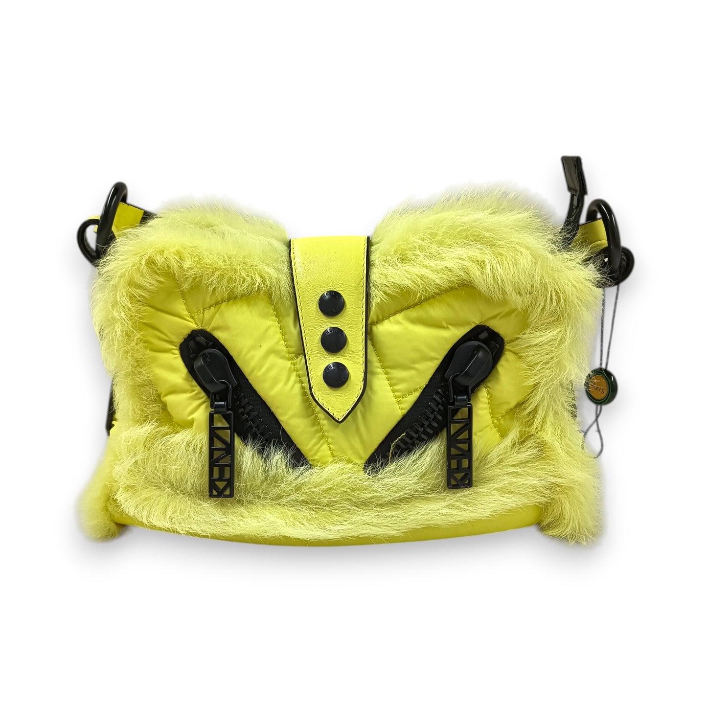KENZO Shoulder Bag 1SA103 B04 Rank (B) Yellow Stain
