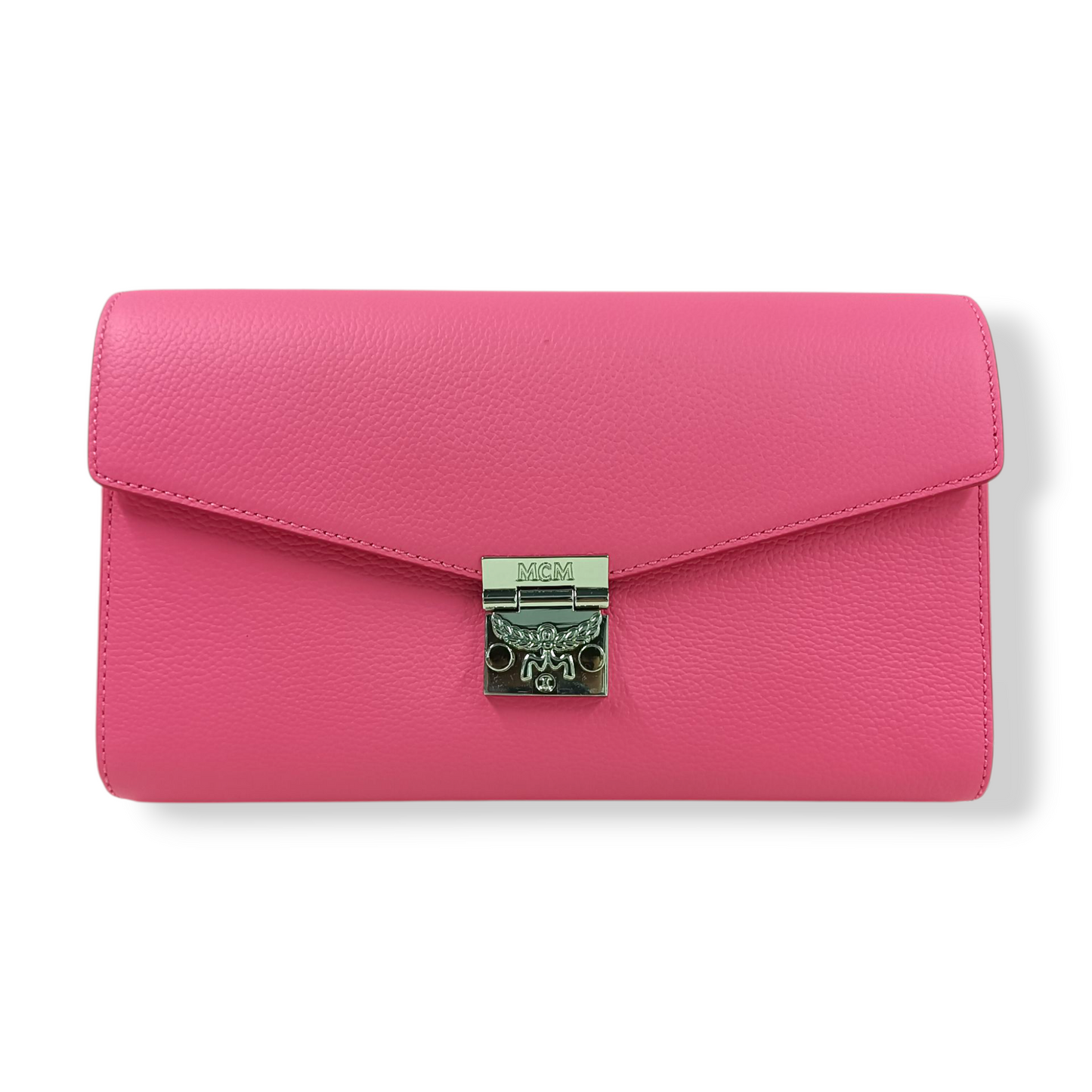 MCM Shoulder Bag MYZ9AME50QS001 Rank (A) Shocking Pink