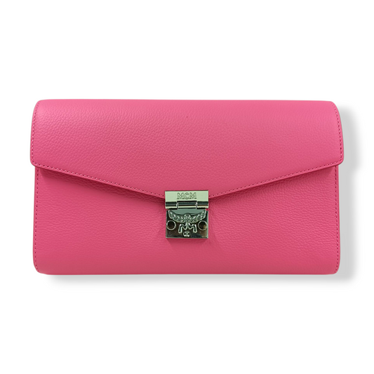 MCM Shoulder Bag MYZ9AME50QS001 Rank (A) Shocking Pink
