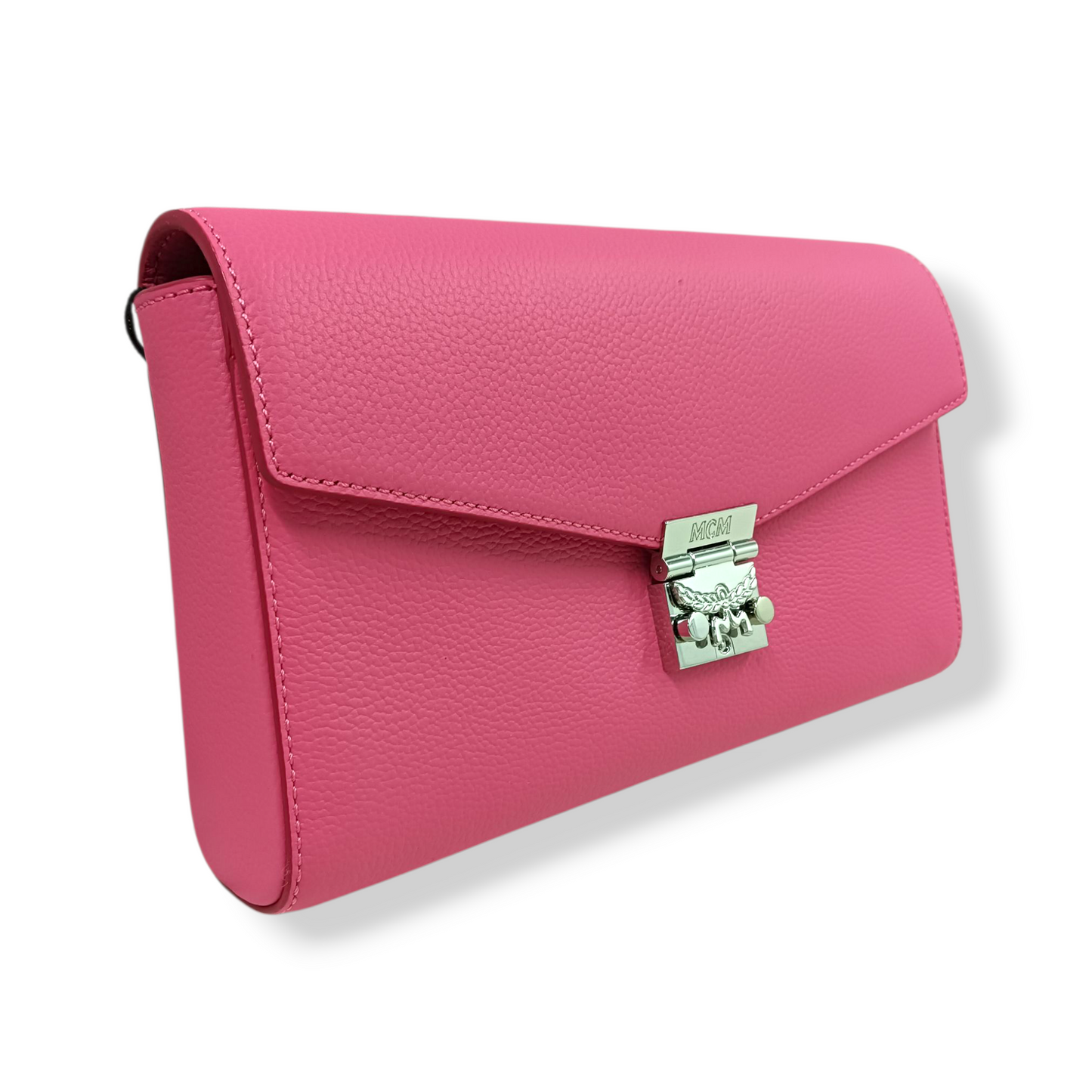 MCM Shoulder Bag MYZ9AME50QS001 Rank (A) Shocking Pink