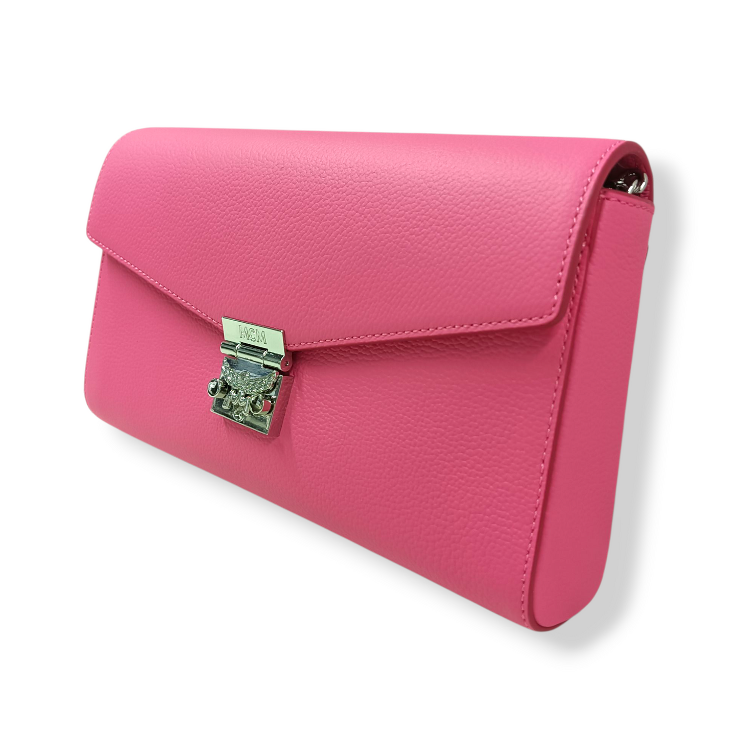 MCM Shoulder Bag MYZ9AME50QS001 Rank (A) Shocking Pink