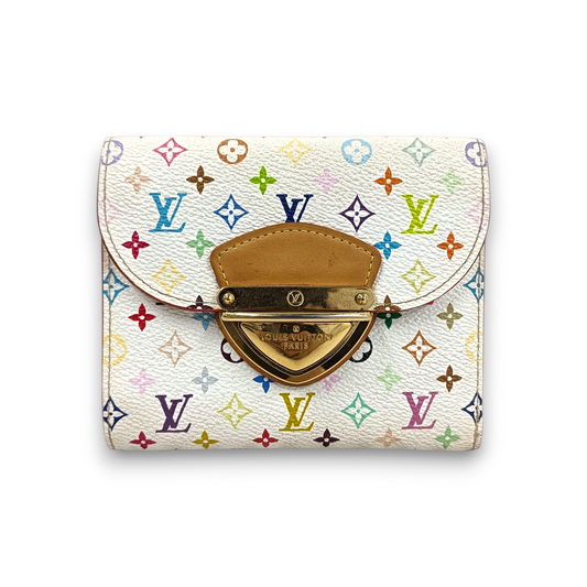 LOUIS VUITTON Wallet Monogram M58081 Rank (BC) Ivory Damage TH0089