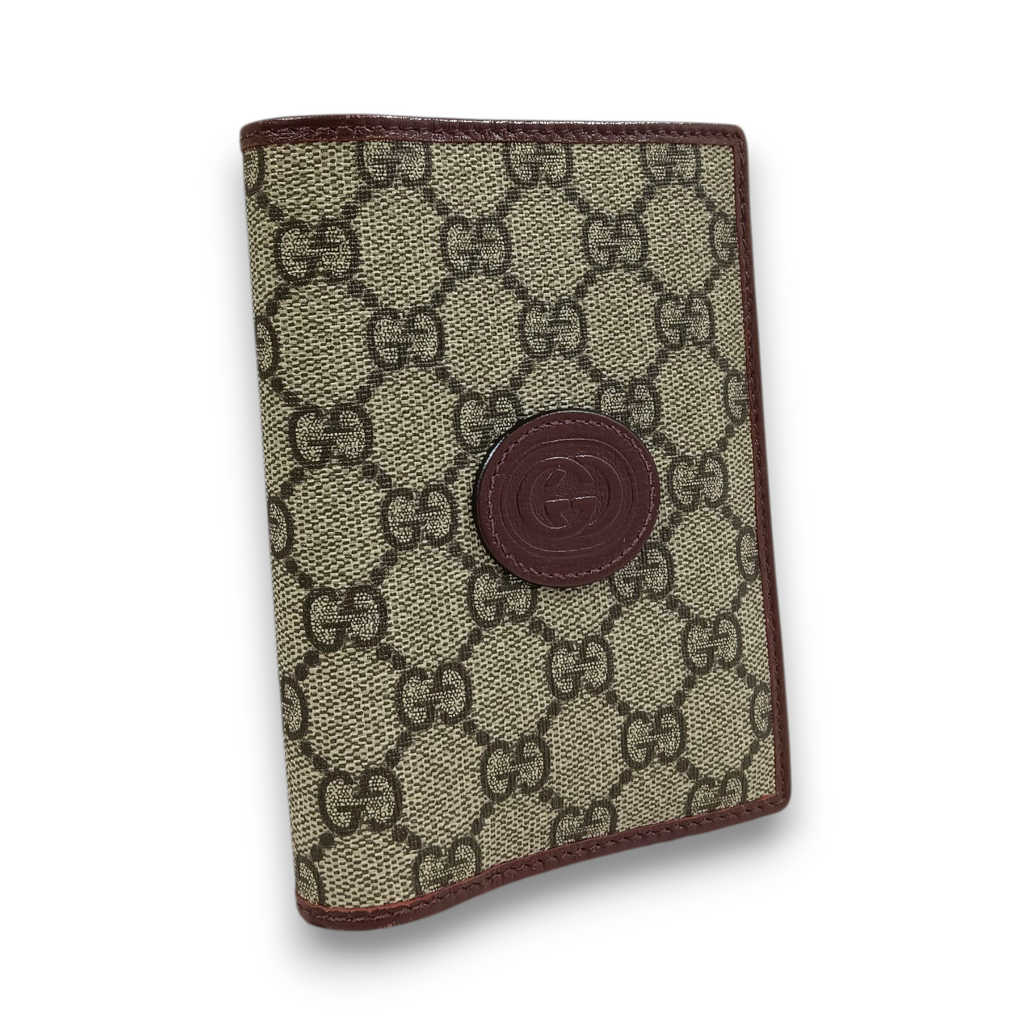 GUCCI Passport Case 724562 1147 Rank (B) Red/Brown