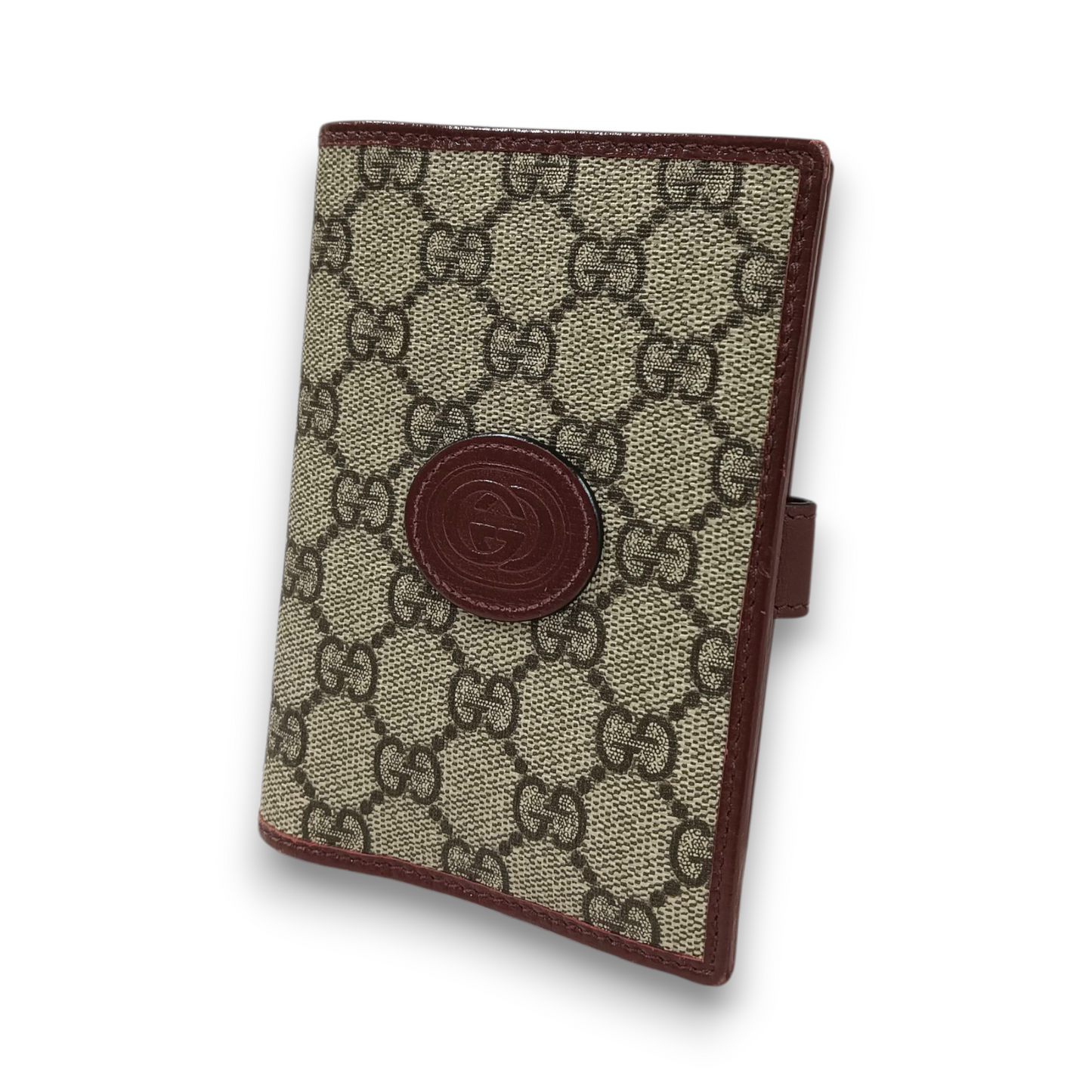 GUCCI Passport Case 724562 1147 Rank (B) Red/Brown