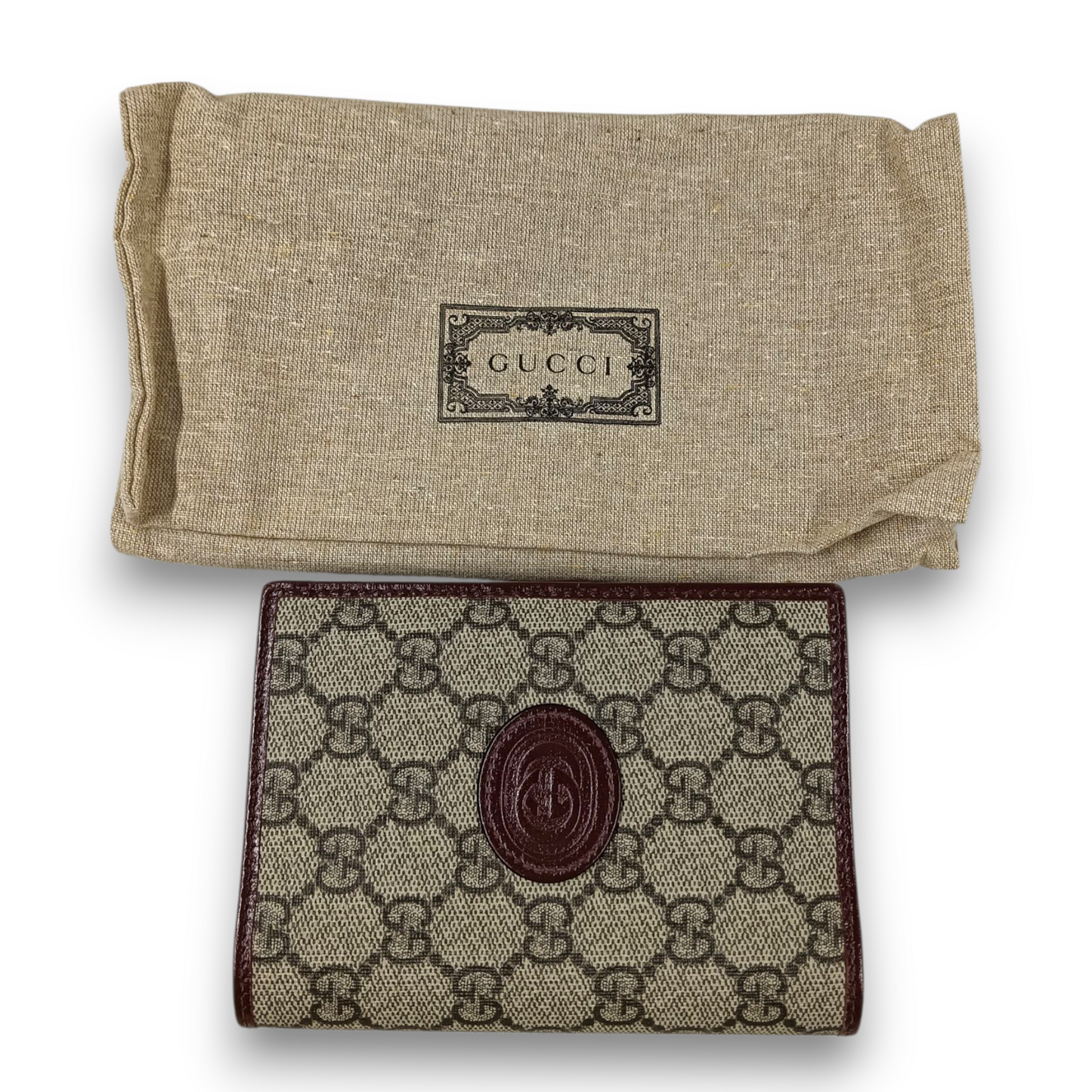GUCCI Passport Case 724562 1147 Rank (B) Red/Brown