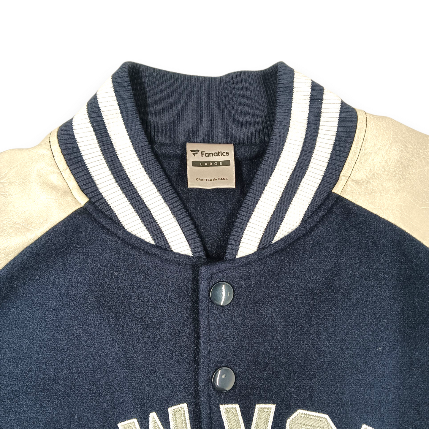 Fanatics Jacket Size L Mens Navy/Beige Rank (B) ML2325FW0002