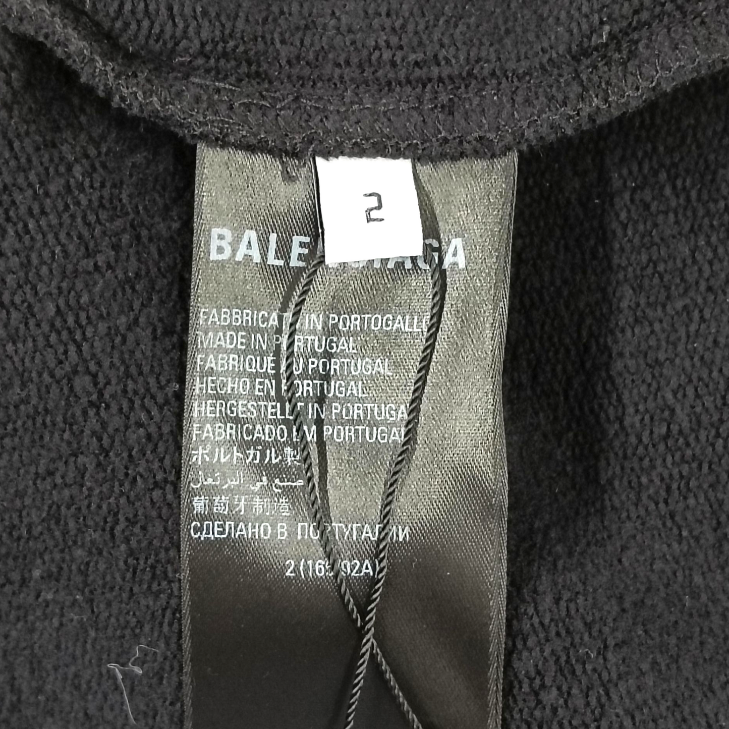 BALENCIAGA Parker Size 2 Mens Black Rank (B) NJ92 674986