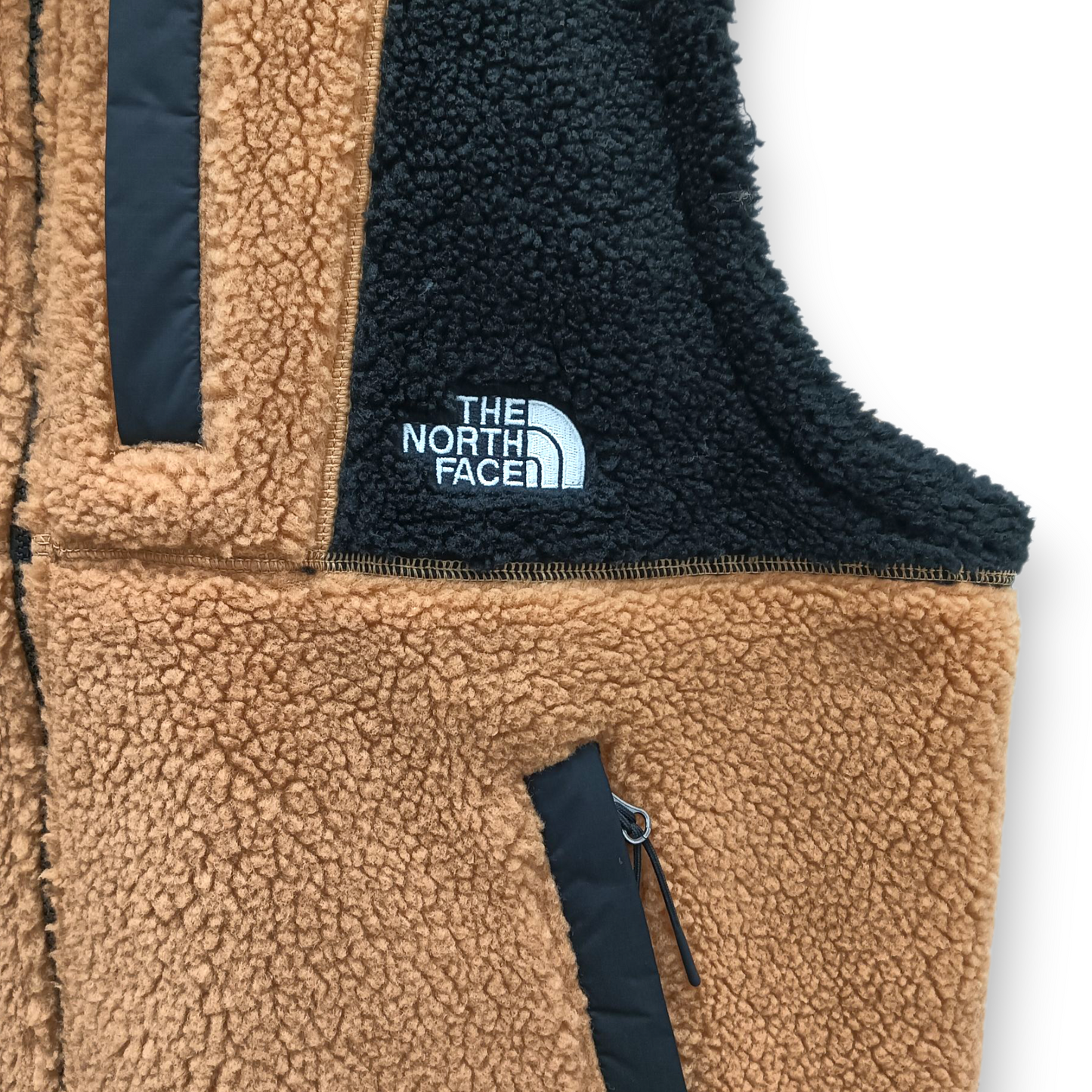 THE NORTH FACE Fleece Vest Size XL Unisex Brown/Black NF0A81SD