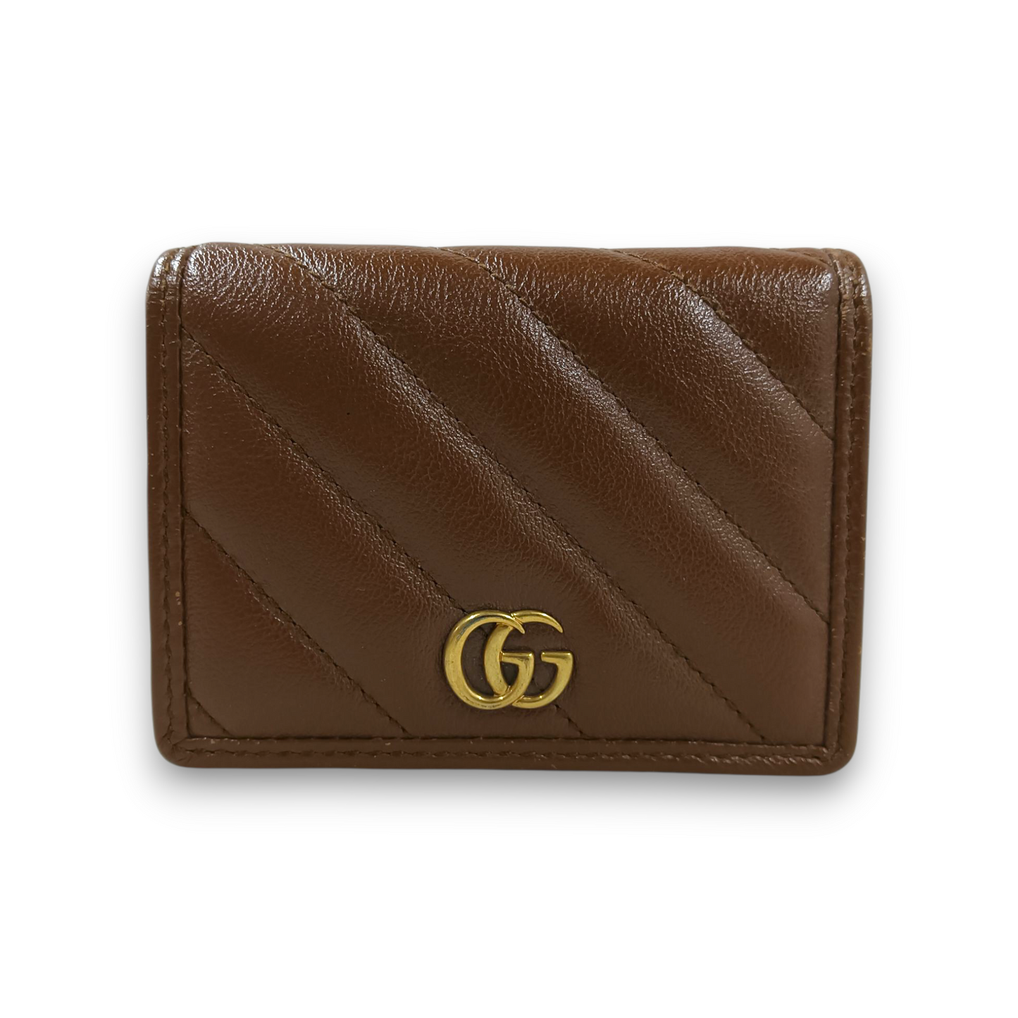 GUCCI Wallet 466492 525040 Rank (B) Brown