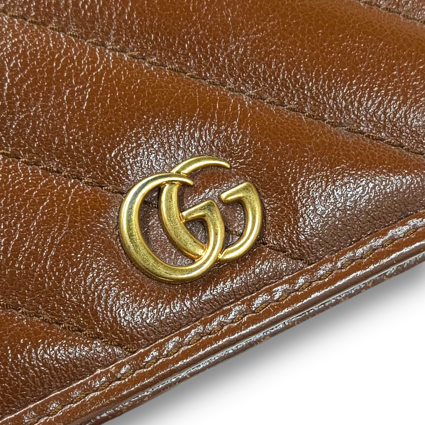 GUCCI Wallet 466492 525040 Rank (B) Brown