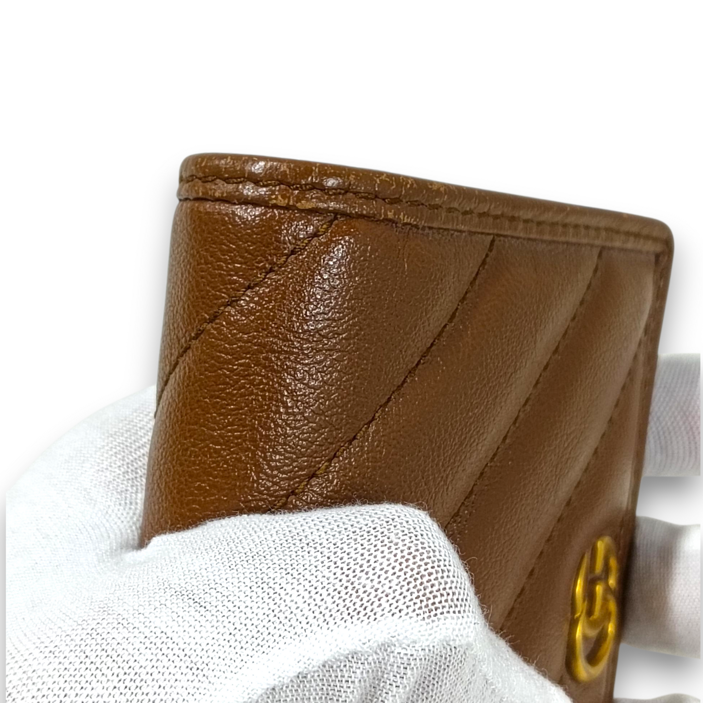 GUCCI Wallet 466492 525040 Rank (B) Brown