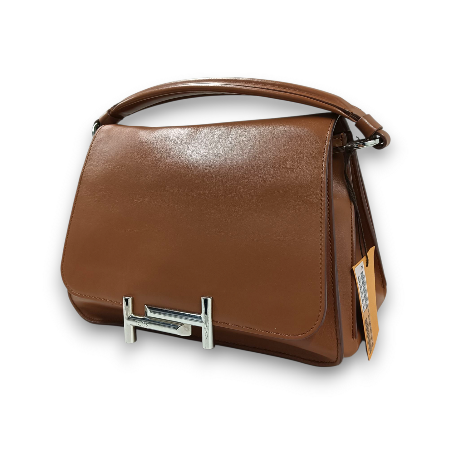TOD'S 2WAY Bag Double T Rank (AB) Brown A048