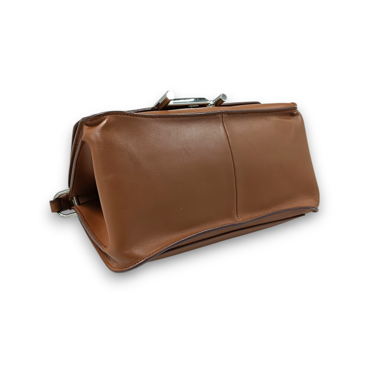TOD'S 2WAY Bag Double T Rank (AB) Brown A048