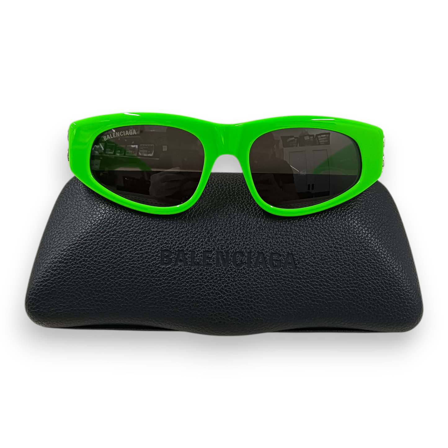 BALENCIAGA Sunglasses BB0095S Rank (B) Green
