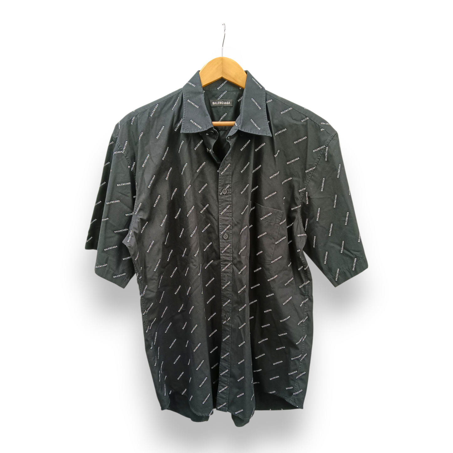BALENCIAGA Shirt Size 39Mens Black/White Rank (B) 534332 TBL96