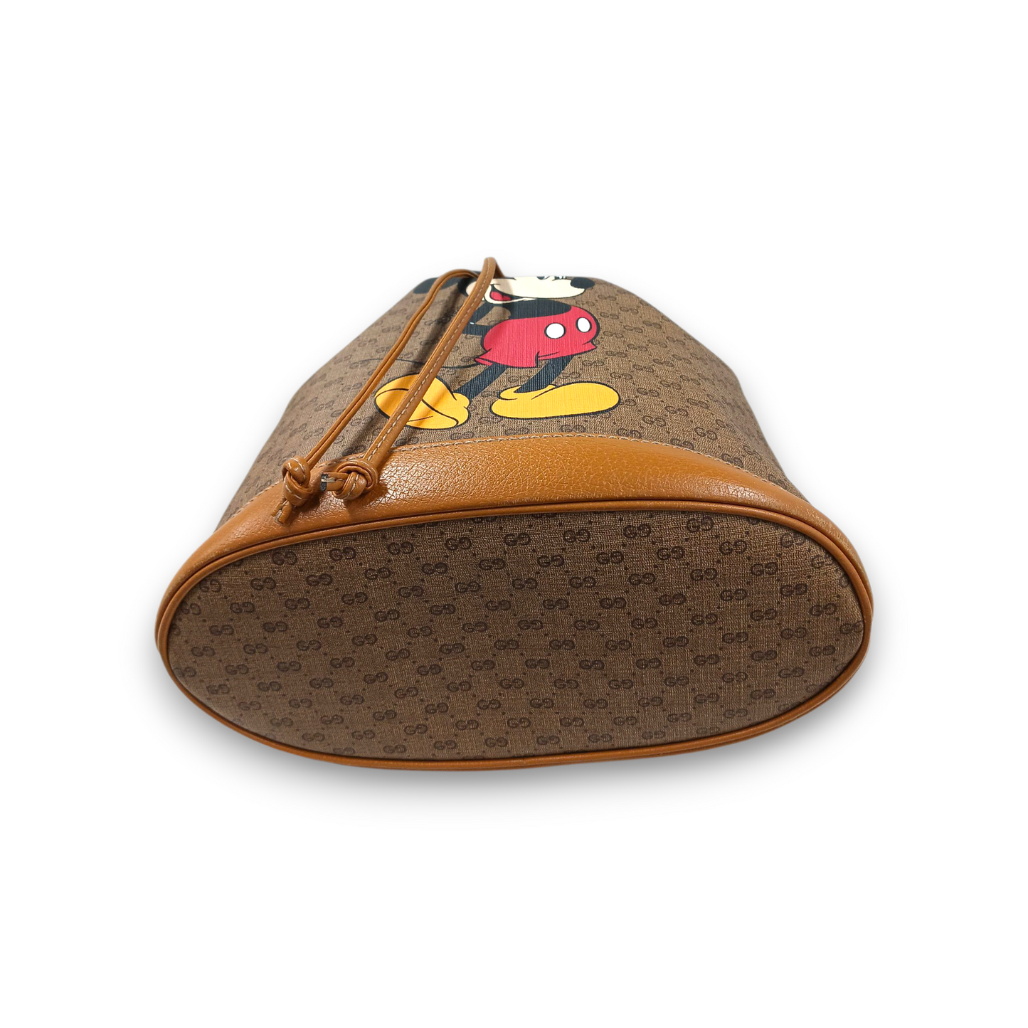 GUCCI Shoulder Bag Rank (B) Brown Stain 498879 x Disney