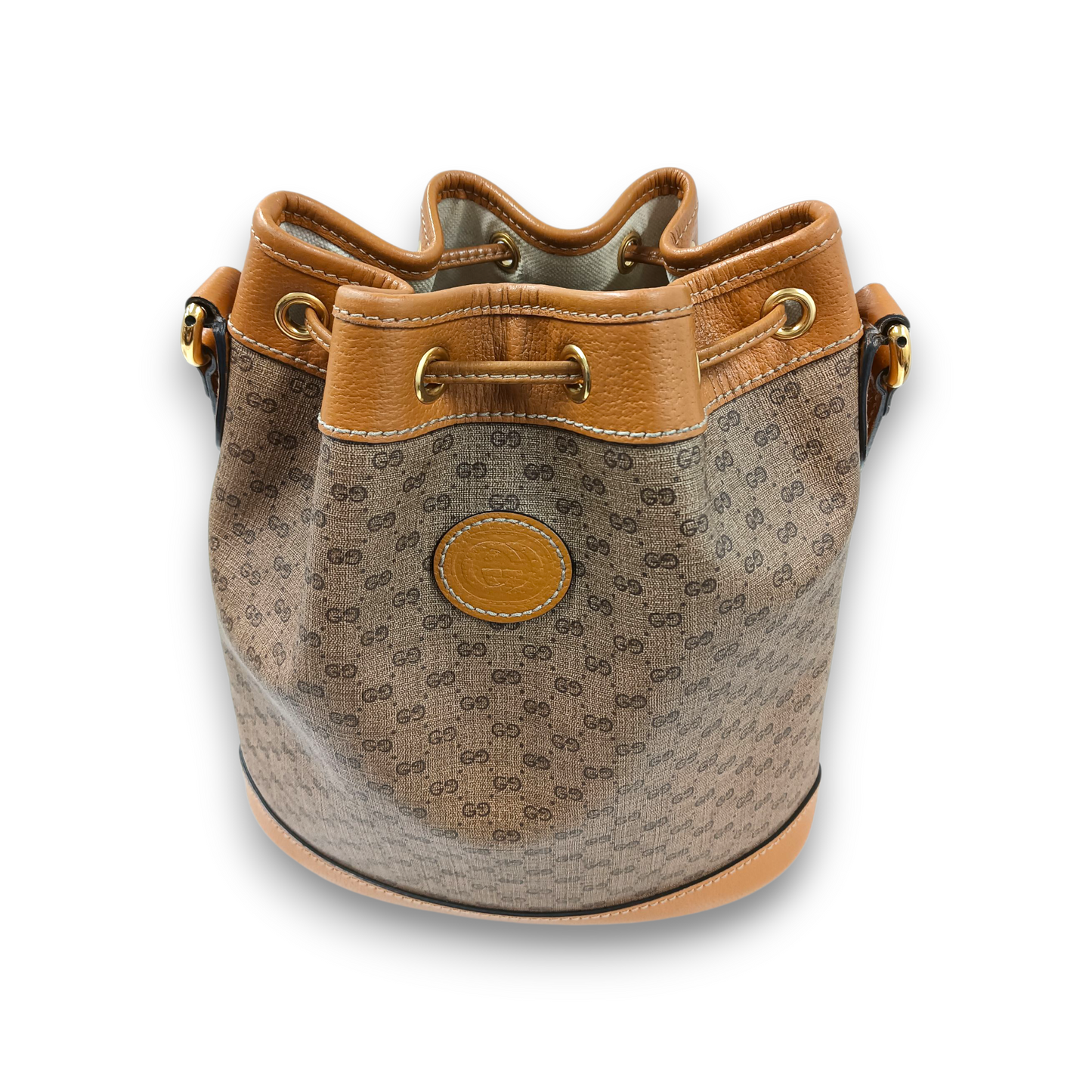 GUCCI Shoulder Bag Rank (B) Brown Stain 498879 x Disney