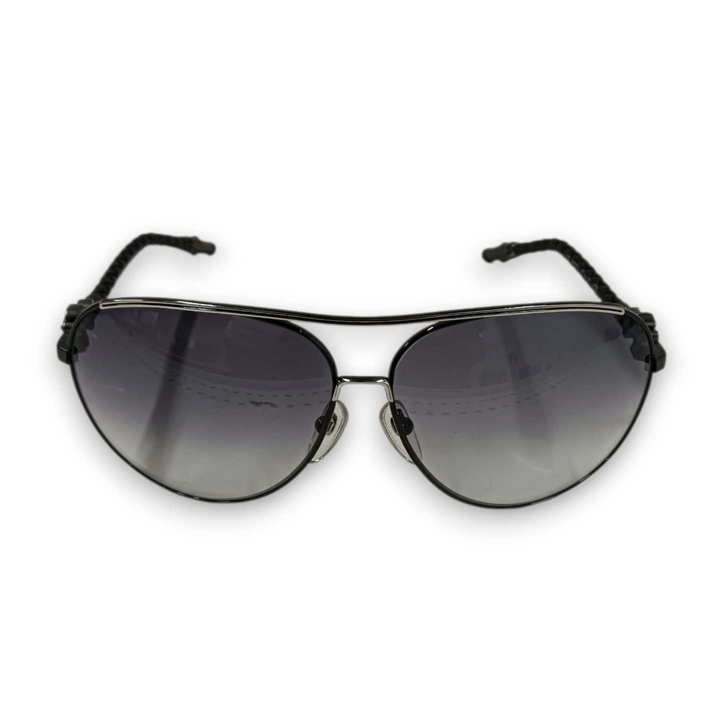 CHROME HEARTS Sunglasses JISM Rank(B) Black Nut damage