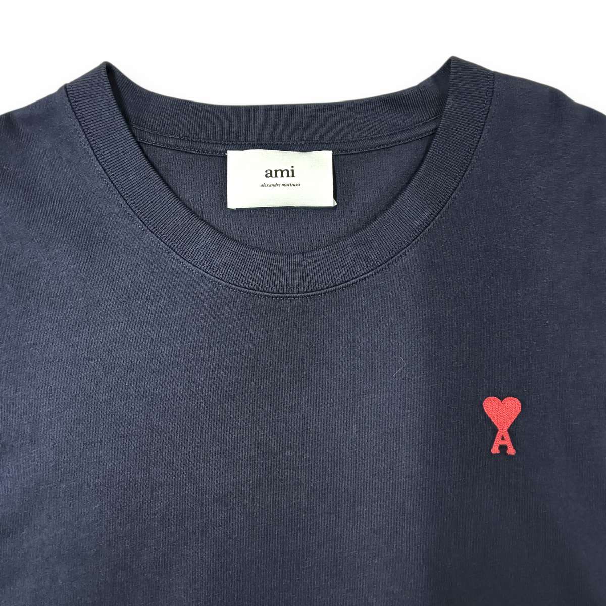 ami T-shirt Size M Mens Navy Rank (B) UTS005.726