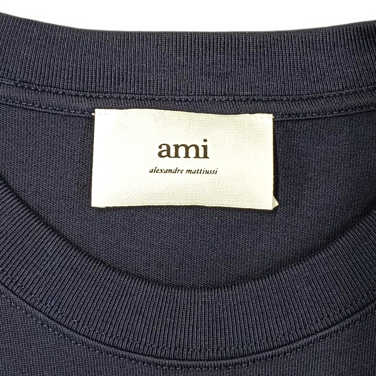 ami T-shirt Size M Mens Navy Rank (B) UTS005.726