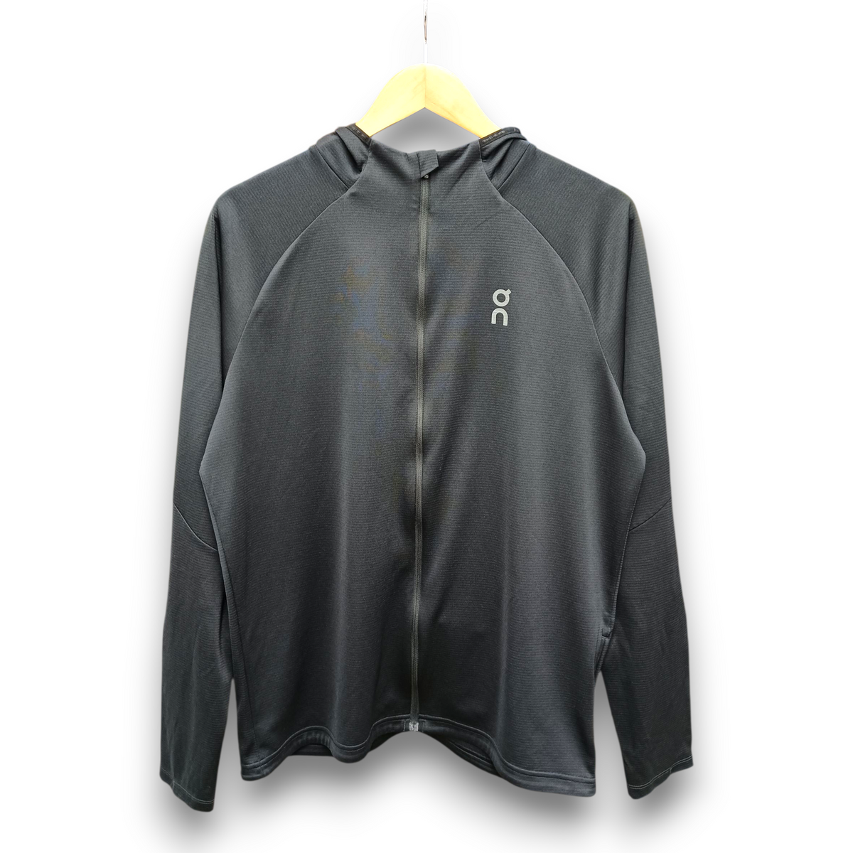 On Clouds Zip Hoodie Size M Mens Black Rank (B) 1ME1025