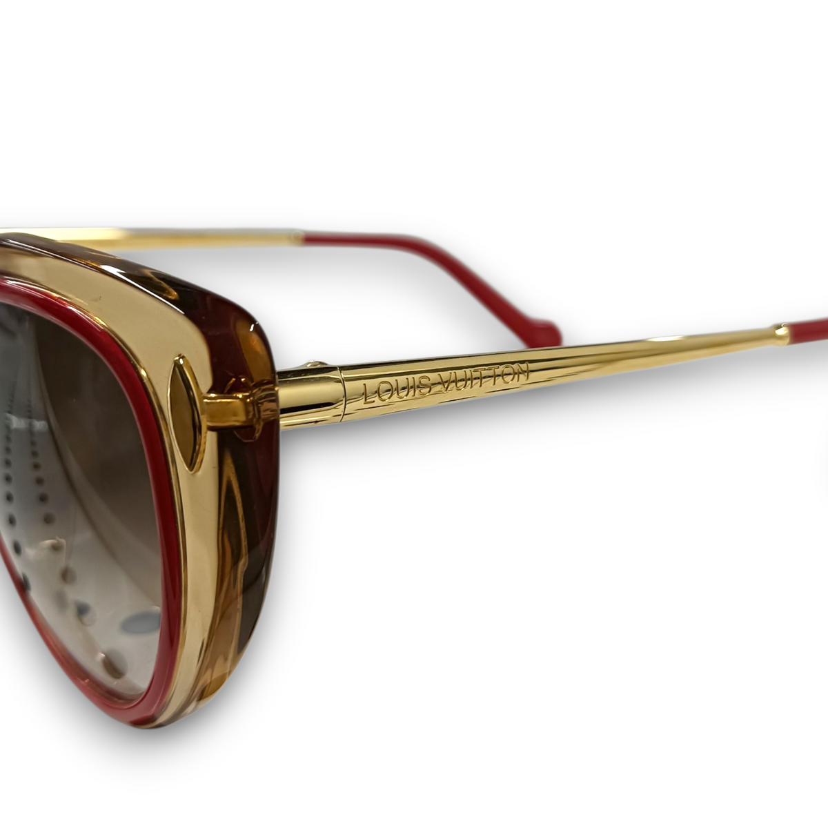 Eyewear LOUIS VUITTON Z0675E Rank (B) Brown/Red
