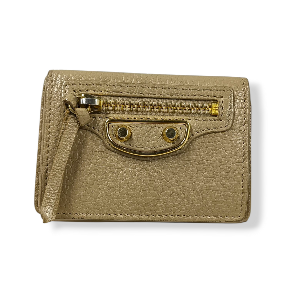 BALENCIAGA Wallet 470059 Rank (B) Beige
