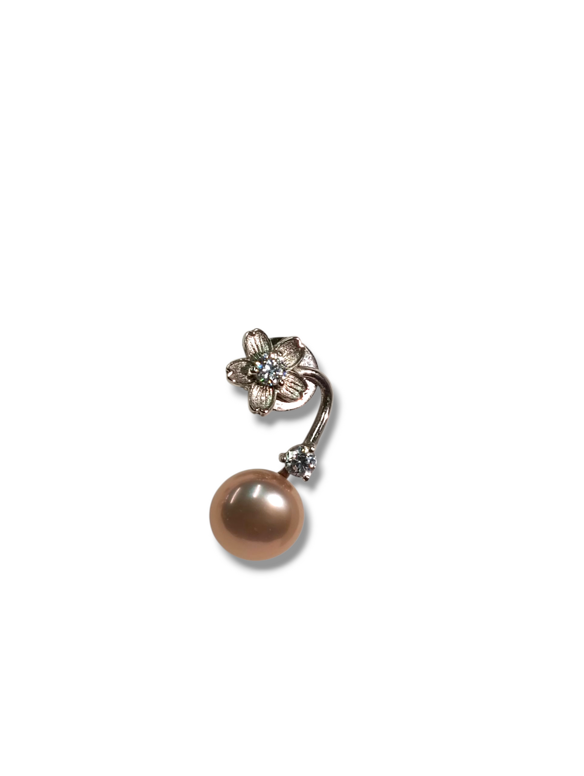 RAVIPA EARRING SILVER/PINK SAKURA AND PINK PWARL -DI RANK(B)