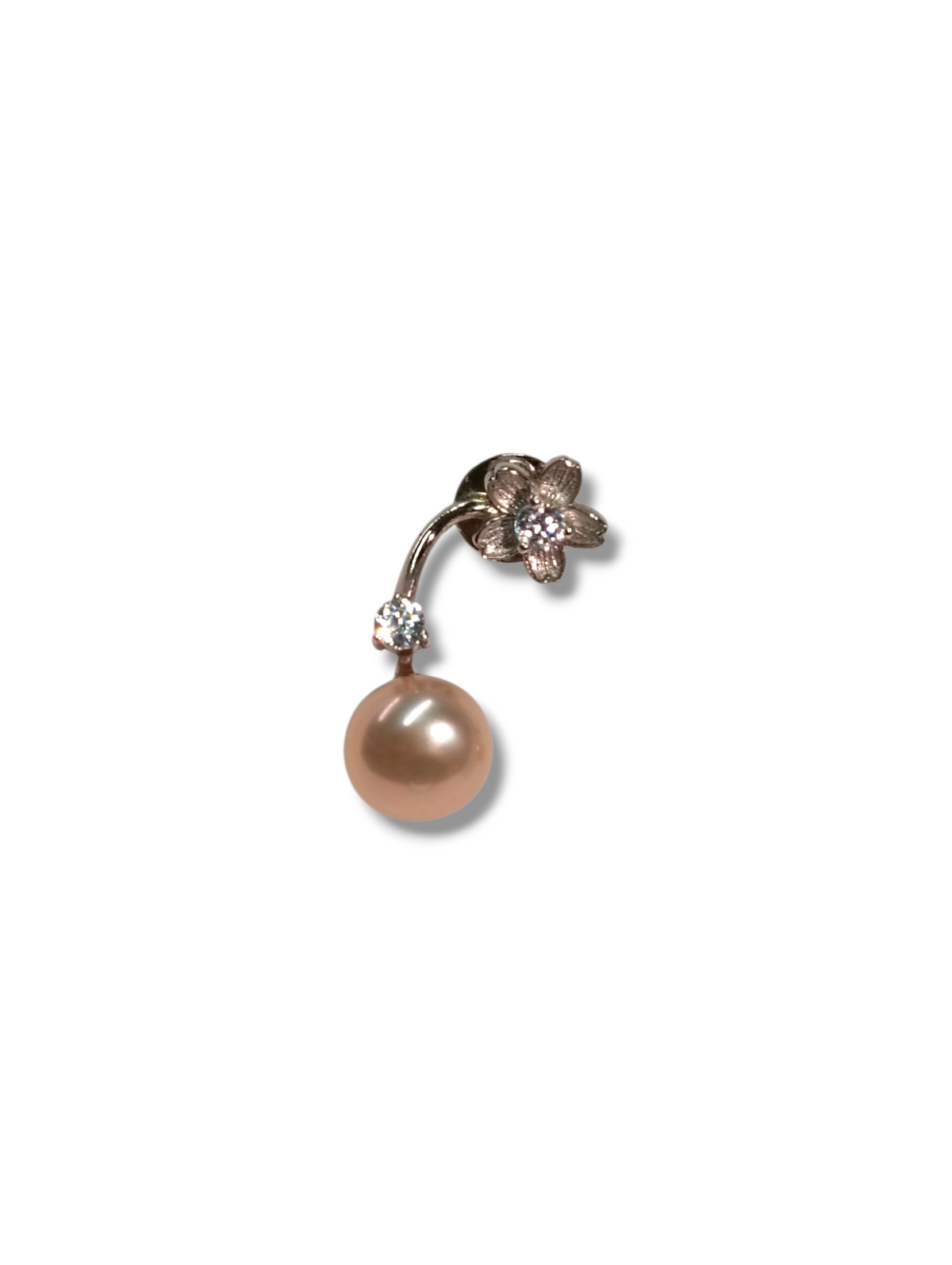 RAVIPA EARRING SILVER/PINK SAKURA AND PINK PWARL -DI RANK(B)