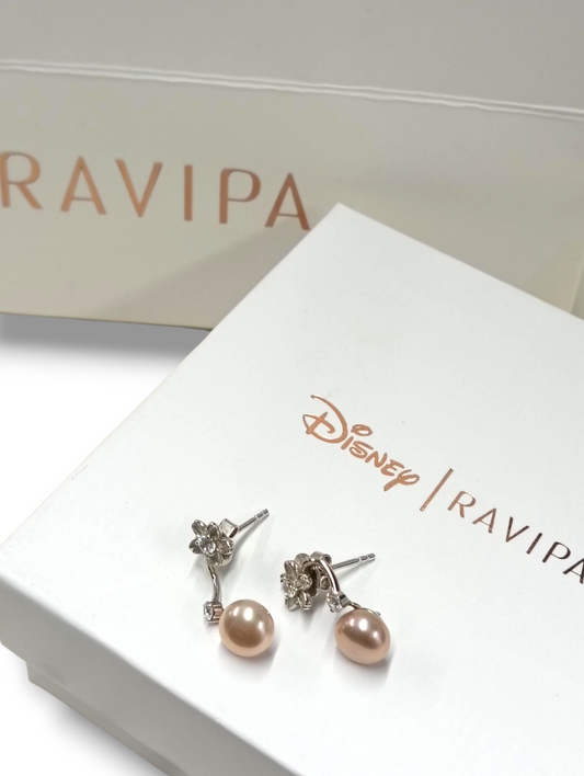 RAVIPA EARRING SILVER/PINK SAKURA AND PINK PWARL -DI RANK(B)