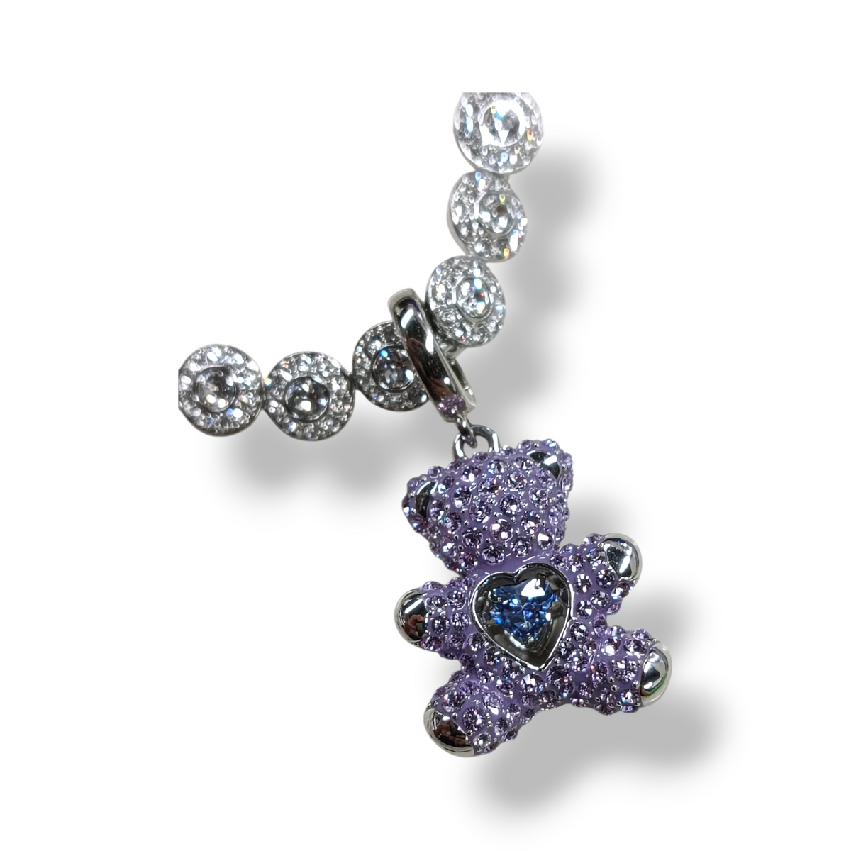 SWAROVSKI BRACELET RANK(B) WITH BEAR CHARM *UNA ANGELIC