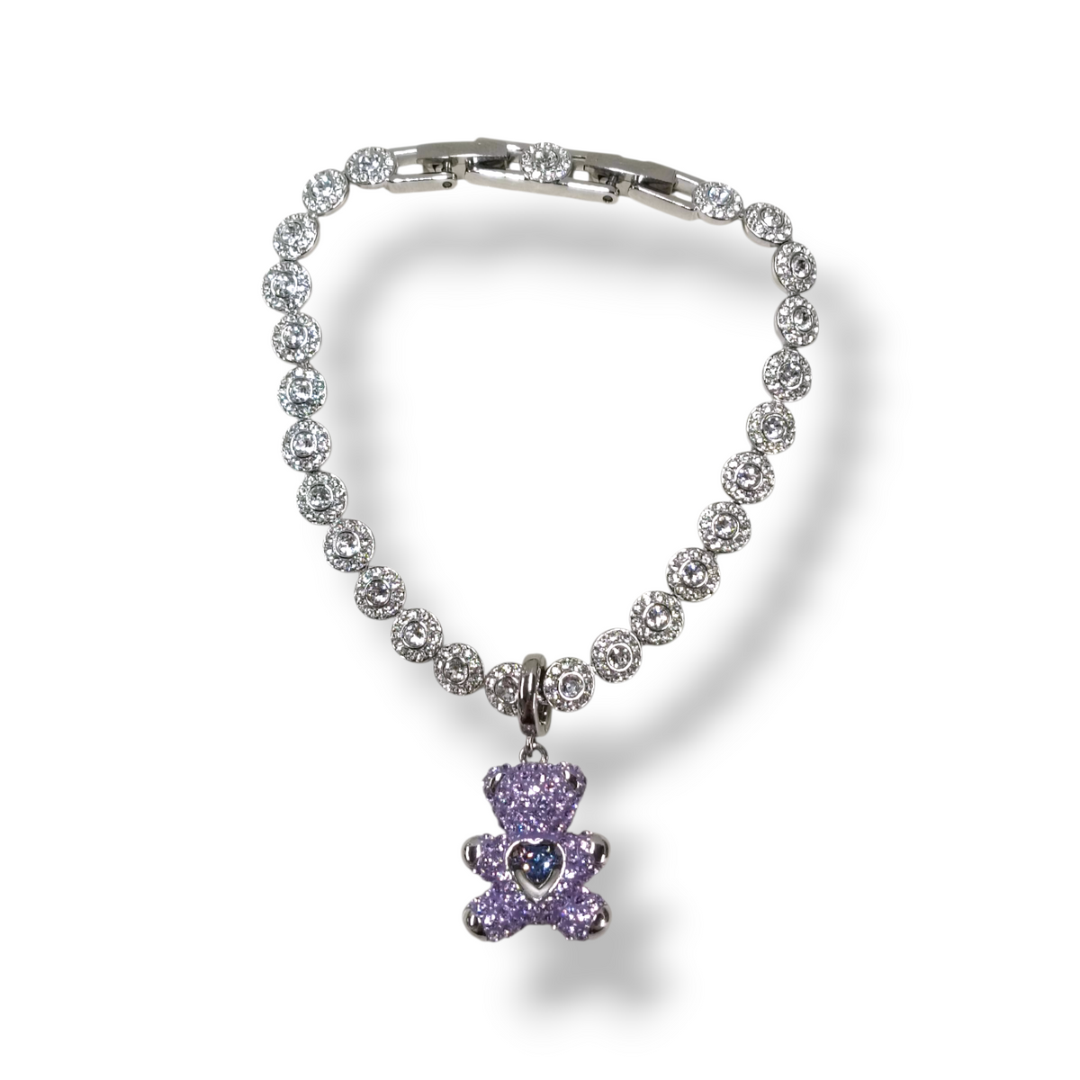SWAROVSKI BRACELET RANK(B) WITH BEAR CHARM *UNA ANGELIC