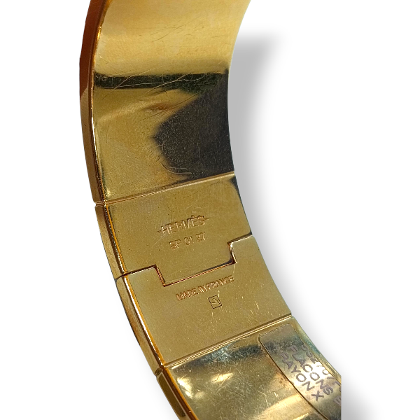HERMES BRACELET RANK(B) ORANGE/BLUE