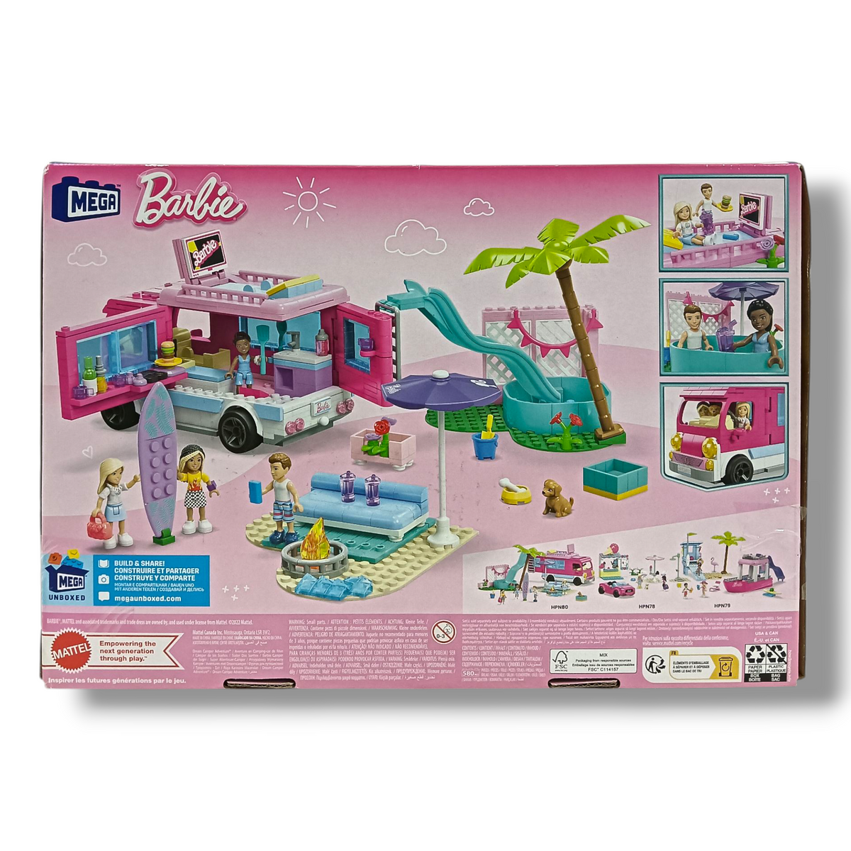 MEGA KIDS TOYS BARBIE DREAM CAMPER