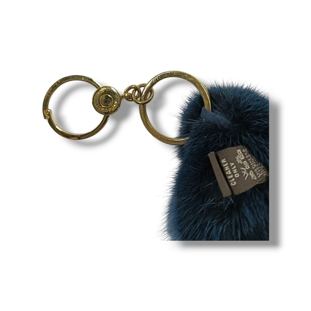 LORO PIANA KEY RING RANK(B) BLUE LADYBUG