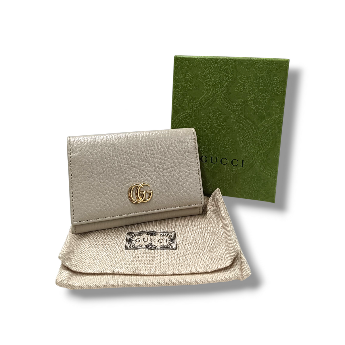 GUCCI CARD CASE 739525. 2067 RANK(A) BEIGE