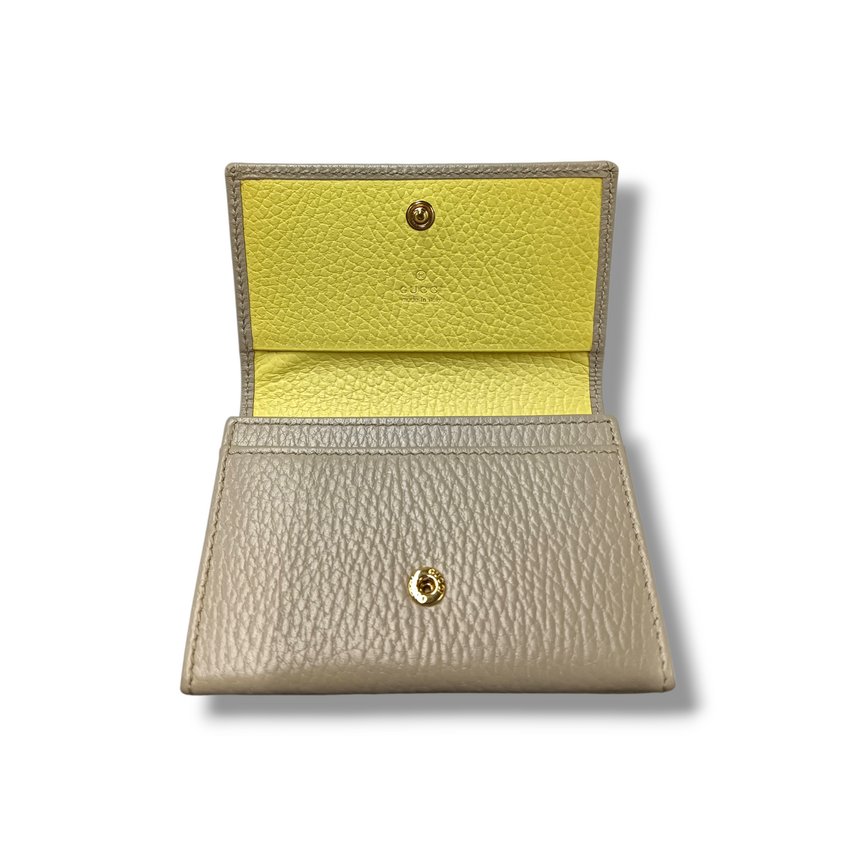 GUCCI CARD CASE 739525. 2067 RANK(A) BEIGE
