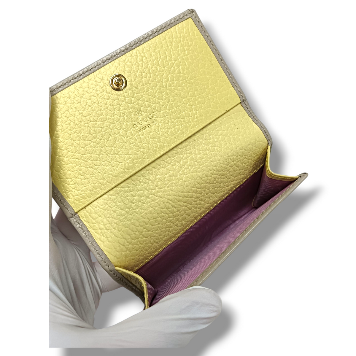 GUCCI CARD CASE 739525. 2067 RANK(A) BEIGE