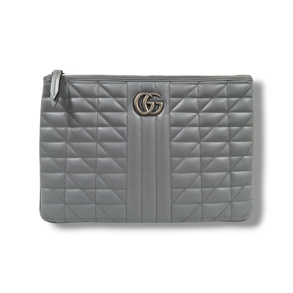 GUCCI CLUTCH BAG 525541 562600 RANK(AB) GRAY MARMONT