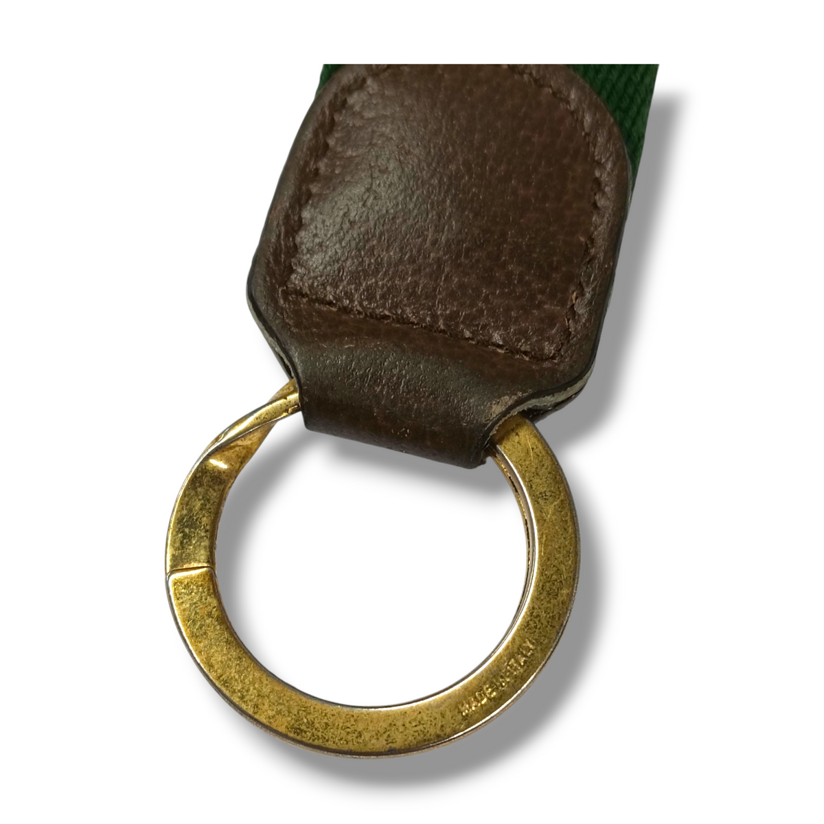 GUCCI KEY RING RANK(B) GREEN/RED 523161