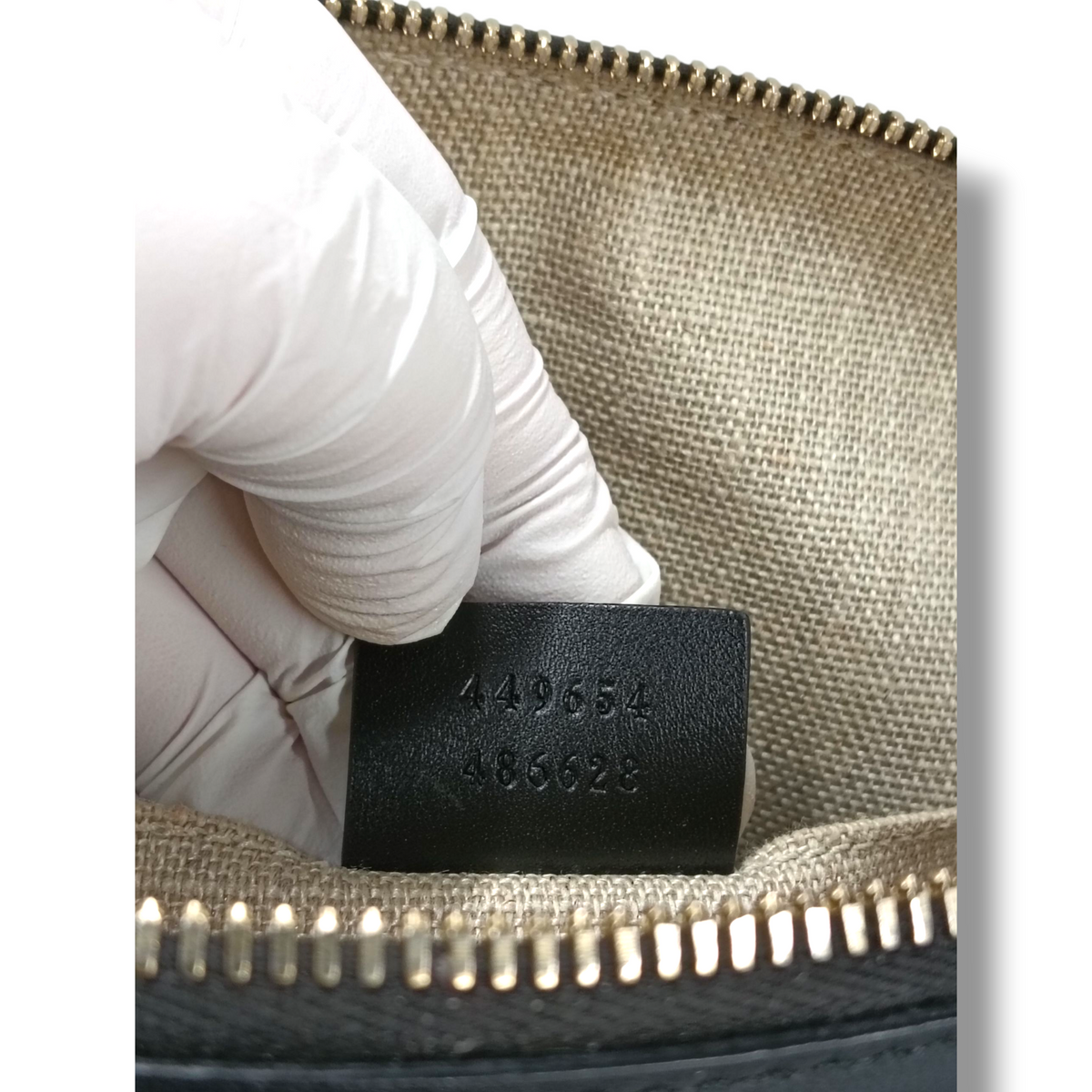 GUCCI 2WAY BAG 449654 RANK(A) BLACK 486628