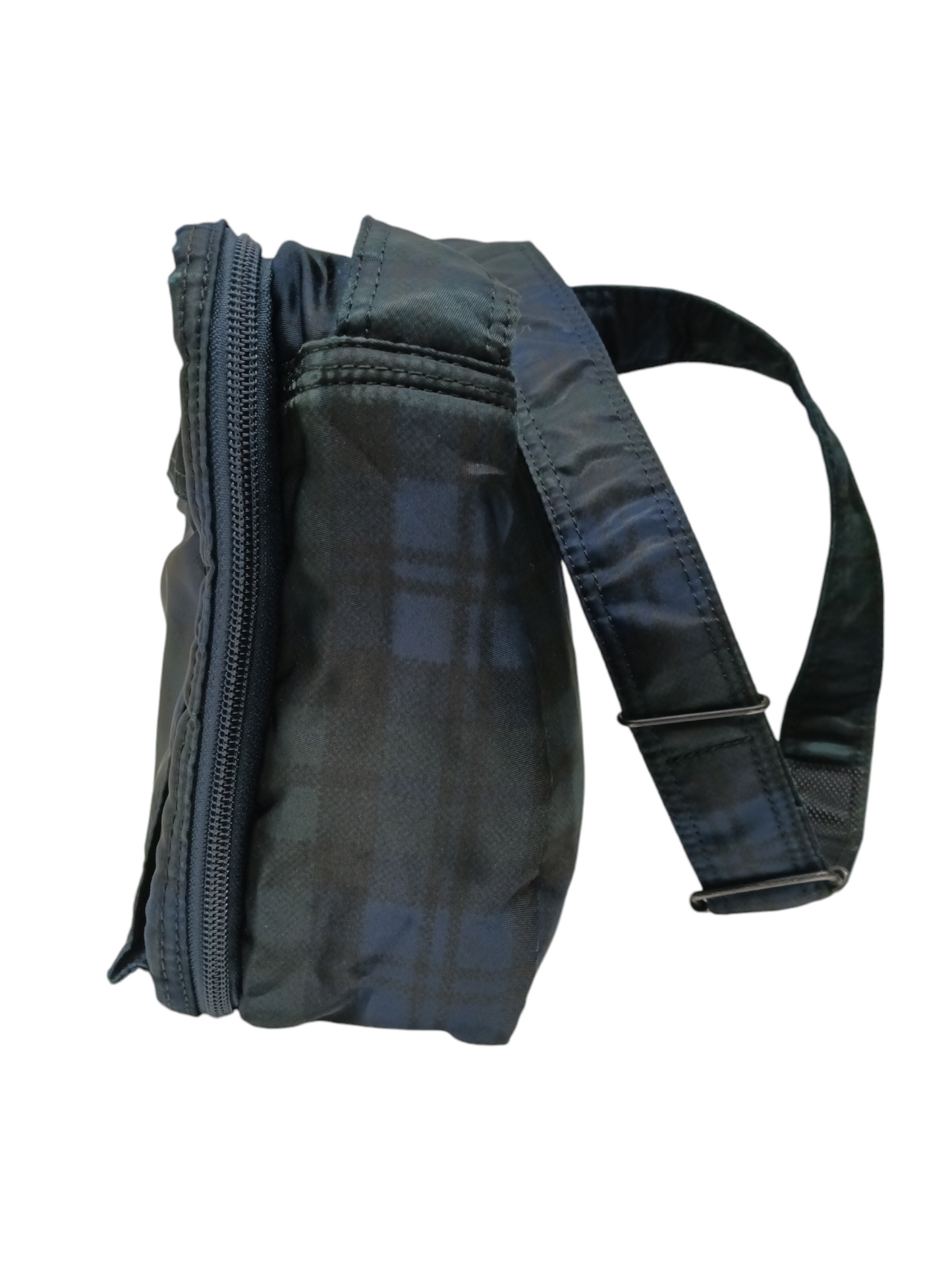 PORTER Shoulder Bag Navy/Green (Rank B)