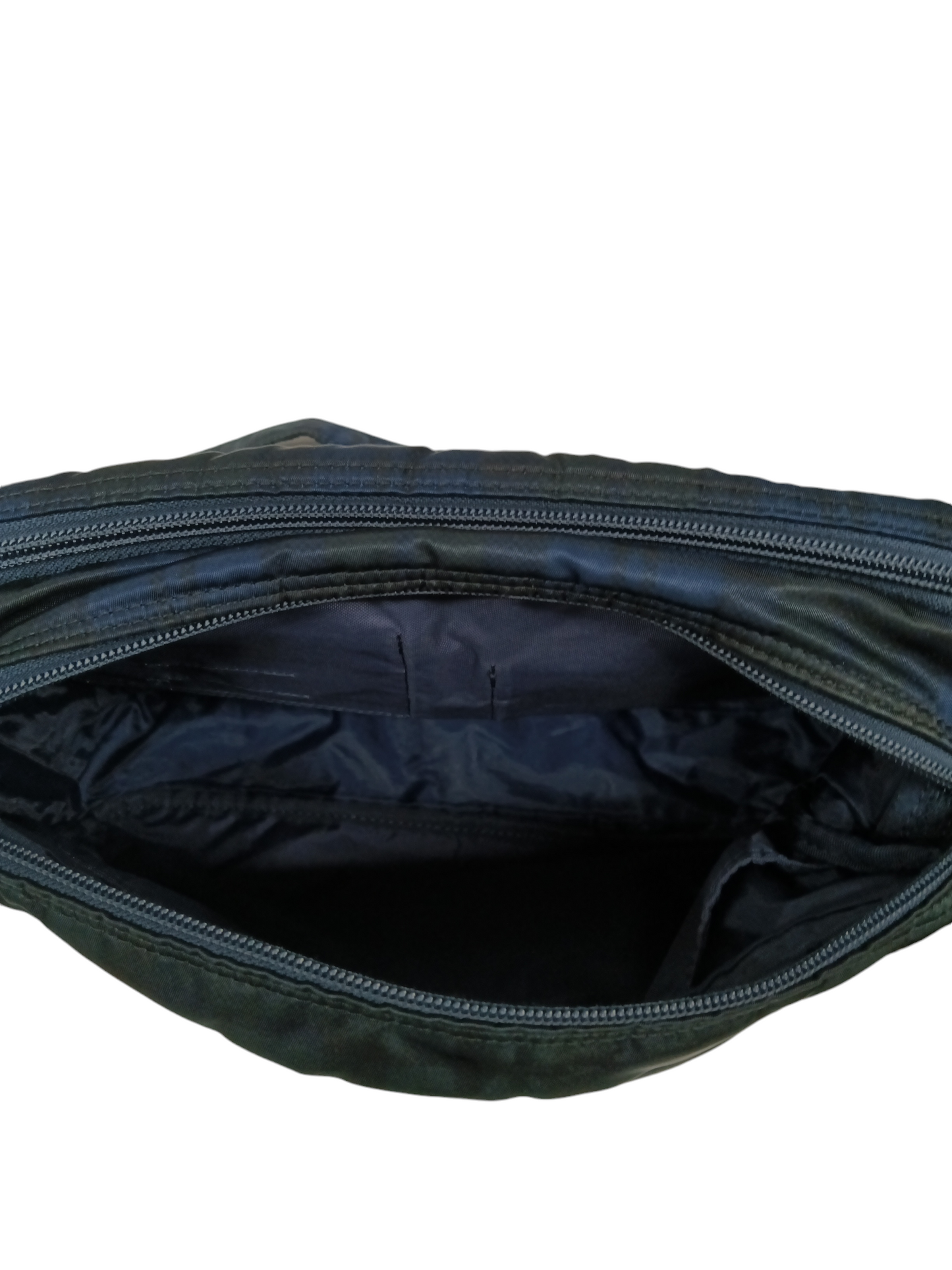 PORTER Shoulder Bag Navy/Green (Rank B)