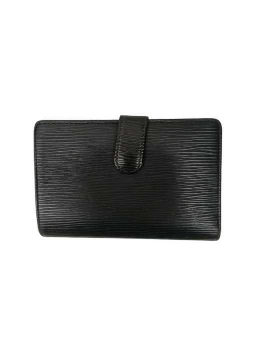 LOUIS VUITTON Wallet Epi M63242 MI0939 Black Stain/Damage (Rank B)