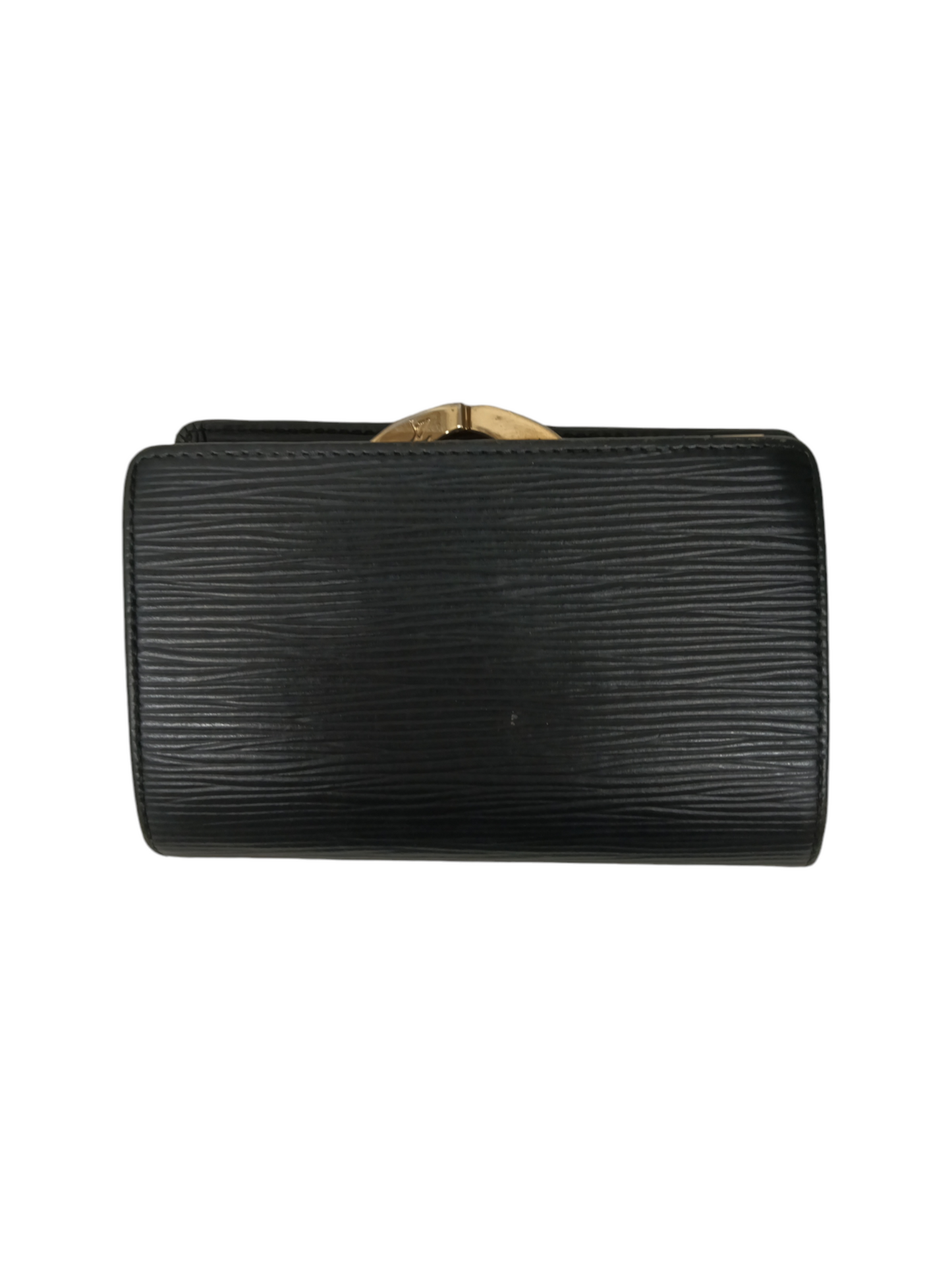 LOUIS VUITTON Wallet Epi M63242 MI0939 Black Stain/Damage (Rank B)