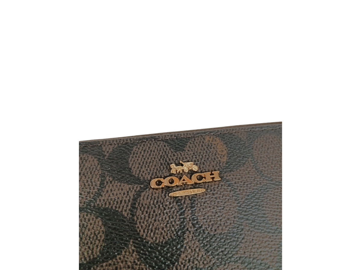 COACH LONG WALLET CW778 BROWN