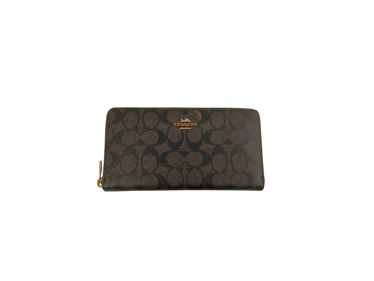 COACH LONG WALLET CW778 BROWN