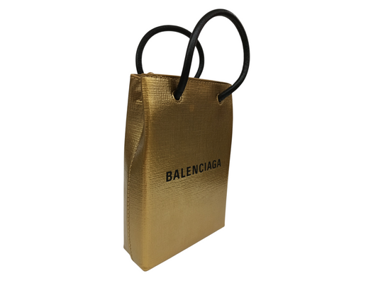 BALENCIAGA 2WAY BAG 593826 GOLD