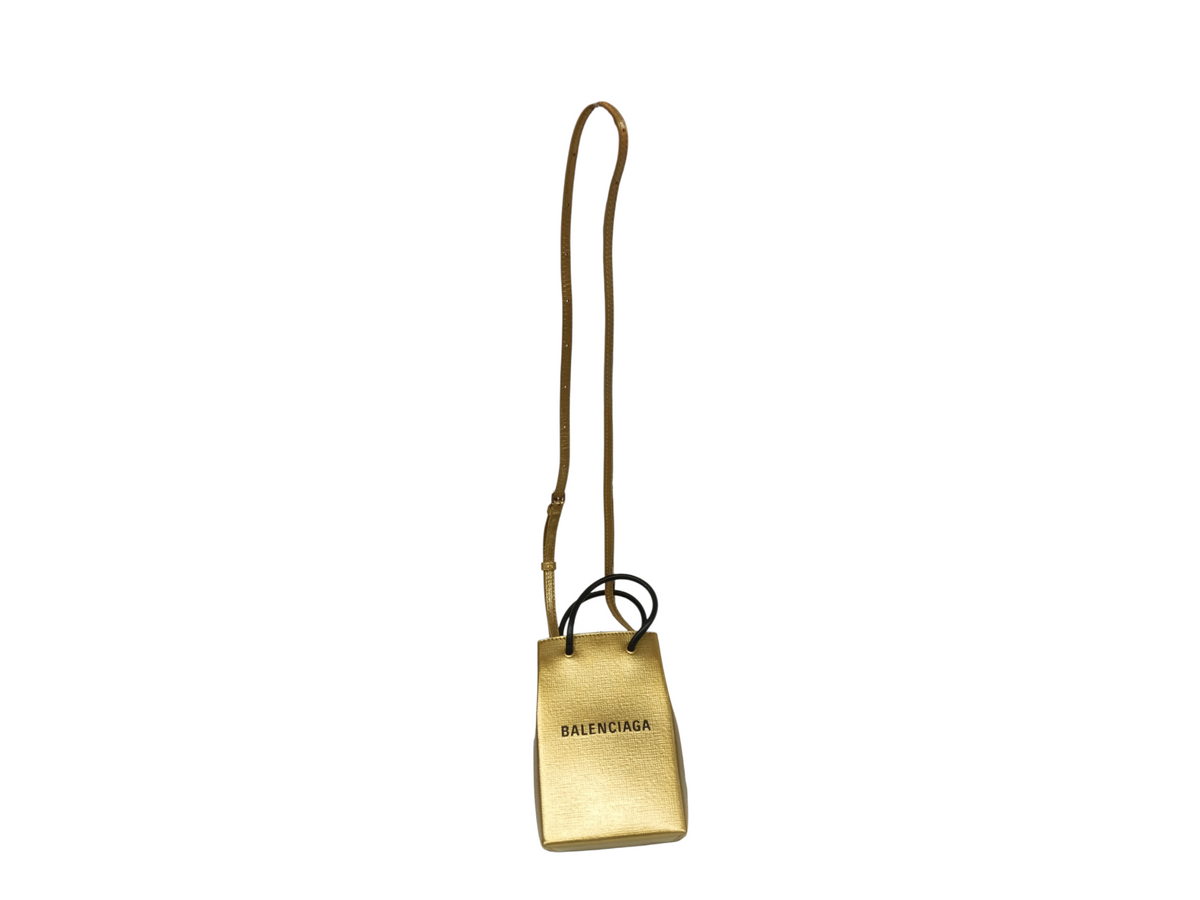 BALENCIAGA 2WAY BAG 593826 GOLD