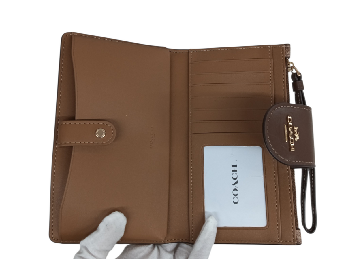 COACH LONG WALLET CW47 BROWN